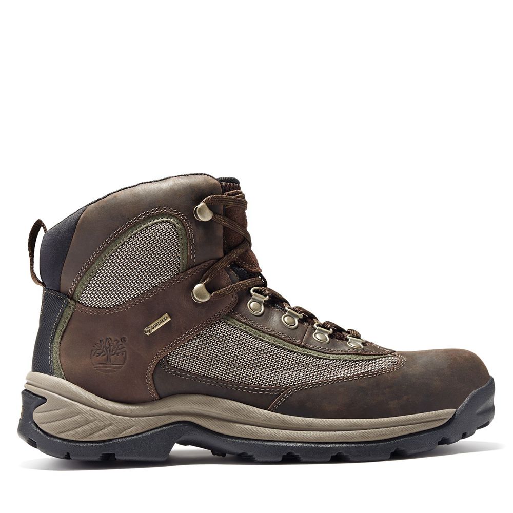 Botas de Montaña Timberland Hombre Plymouth Trail Waterproof Marrones Oscuro - Chile OYF-316508